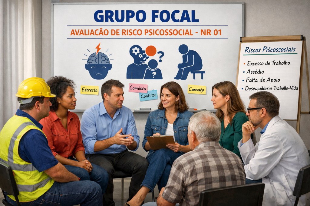 grupo focal para avaliação de risco psicossocial nr 01