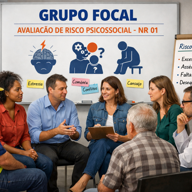 grupo focal para avaliação de risco psicossocial nr 01