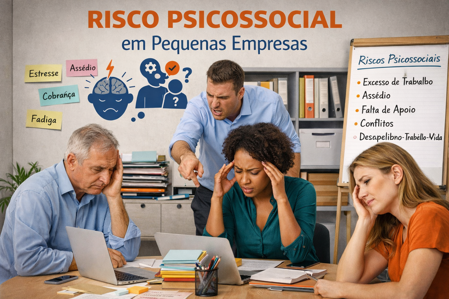 Gestão de Riscos Psicossociais em Pequenas Empresas: Guia Prático 2026