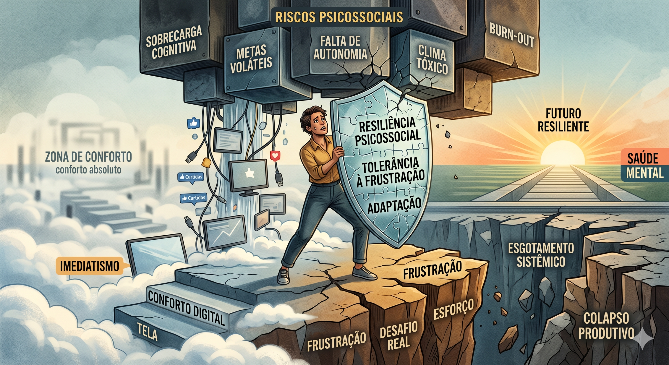 O Crepúsculo da Resiliência: Riscos Psicossociais e a Crise da Mão de Obra na Sociedade do Hiperconforto